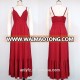 Anly wholesale latest designs sexy club dresses deep-v cheap maxi dress for women apparel